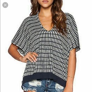 Free people zip back sweater